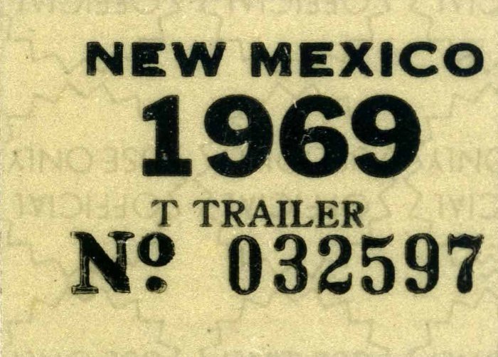 New Mexico License Plate Renewal (Validation) Stickers